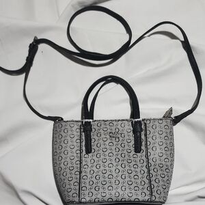 Guess Stylish Gray Small Handbag (Never Been Used)